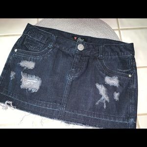Guess jean skirt